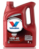 Valvoline 908749 MAXLIFE 10W-40 - 4L
