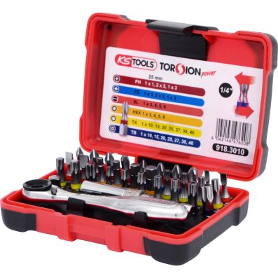 KS Tools 918.3010 Set, šroubovák-nástavec (bity)