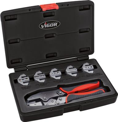 VIGOR V2499 Krimpovací kleště - set