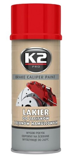 BRAKE CALIPER PAINT 400 ml ČERVENÁ - barva na brzdové třmeny