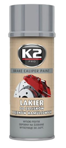 K2 L346SR BRAKE CALIPER PAINT 400 ml STŘÍBRNÁ - barva na brzdové třmeny