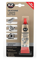 K2 B2450 SILICONE RED 21 g - silikon pro utěsnění části motoru při montáži