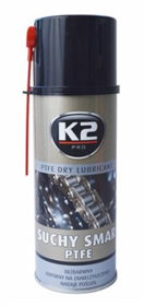 K2 W120 PTFE DRY LUBRICANT 400 ml - suché teflonové mazivo