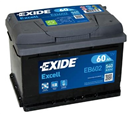 EXIDE EB602 - Autobaterie  Excell - 60Ah