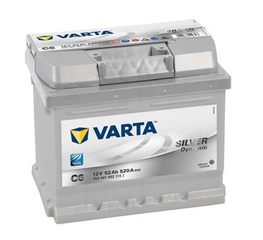 5524010523162 Baterie VARTA SILVER dynamic - 52Ah
