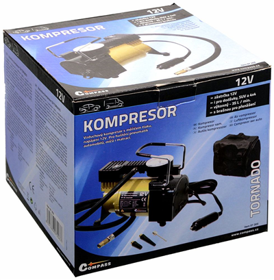 KOMPRESOR 12 V, TORNADO