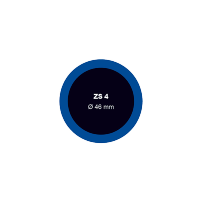 Záplata ZS 4 na opravu duší průměr 46 mm - 1 kus 1.05