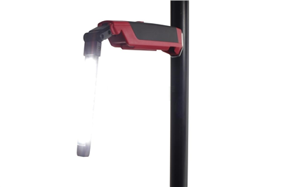 Dílenská montážní lampa LED COB 5W a LED High Power, úzká, kloubová, nabíjecí USB