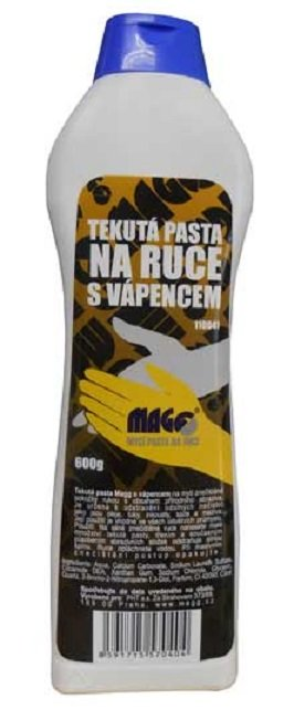 Tekutá čisticí p na ruce s vápencem, láhev 600 g, na odolnou špínu - MAGG 110041