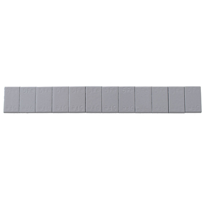 Samolepící závaží 12x5g, pásek 60g, šedý lak - balení po 100ks