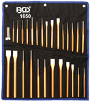 BGS technic 1650 Sekáče, vyražeče, důlčíky, sada 28 dílů- BGS 1650