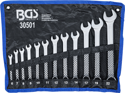 Sada očkoplochých klíčů 12ks - BGS 3050