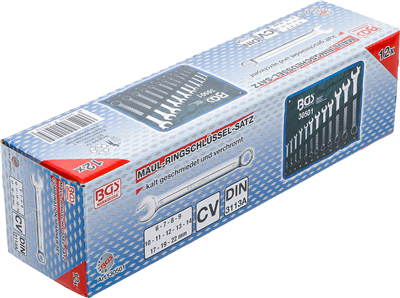 Sada očkoplochých klíčů 12ks - BGS 3050