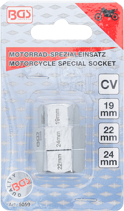 Klíč na osy motocyklového kola - BGS 5059