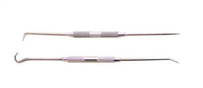 Háky montážní oboustranné na vytažení gufer, ó-kroužků, 2 kusy AI030025