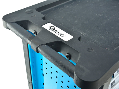 Pojízdný dílenský vozík se sadou nářadí 245ks, 6 polic GEKO