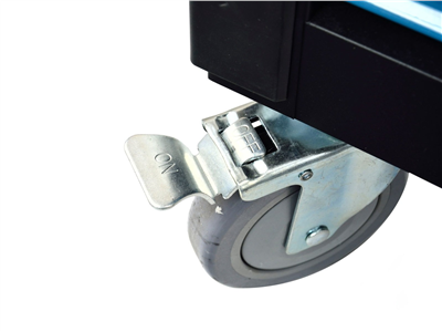 Pojízdný dílenský vozík se sadou nářadí 245ks, 6 polic GEKO