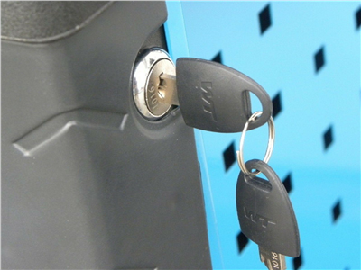 Pojízdný dílenský vozík se sadou nářadí 245ks, 6 polic GEKO