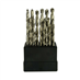 Sada vrtáků HSS do kovu, 1,0 mm - 13 mm, 25 kusů