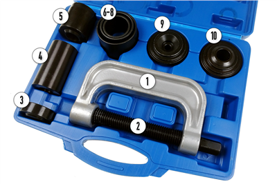 Stahovák kulových čepů a brzdových čelistí, 10 kusů QS12009
