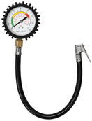 MDtools TG07 Pneuměřič analogový, 0 - 10 bar, hadička 310 mm