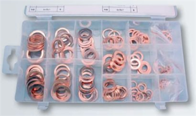 Měděná podložka, sada 150ks GEKO