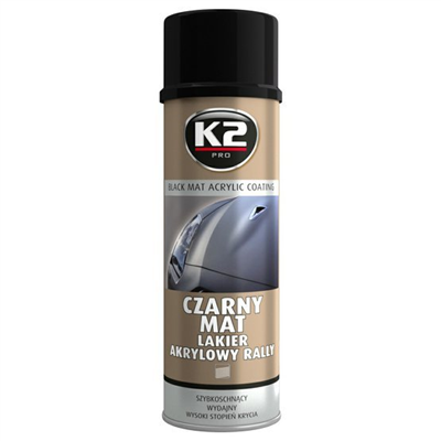 AKRYLOVÁ BARVA VE SPREJI ČERNÁ MATNÁ 500 ml