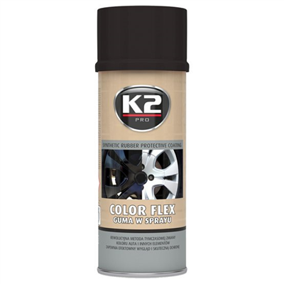 COLOR FLEX 400 ml ČERNÁ LESKLÁ - ochranný nátěr ze syntetického kaučuku