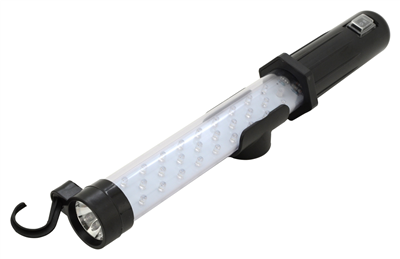 08307 Svítilna montážní 27+7LED nabíjecí 12/230V Li-on 1200mAh