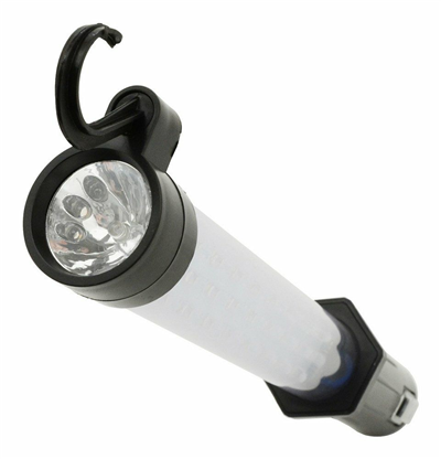 08307 Svítilna montážní 27+7LED nabíjecí 12/230V Li-on 1200mAh