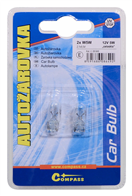 Compass 08649 08649 Žárovka 12V W5W 5W T10 celosklo blister 2ks
