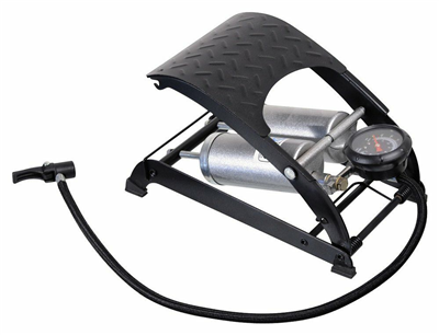 09154 Hustilka nožní s manometrem dvoupístová TÜV/GS 2x120mm