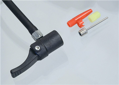 09154 Hustilka nožní s manometrem dvoupístová TÜV/GS 2x120mm