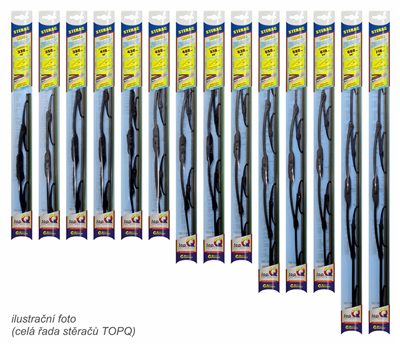 10014 Stěrač kovový TOPQ 610 mm GRAFIT