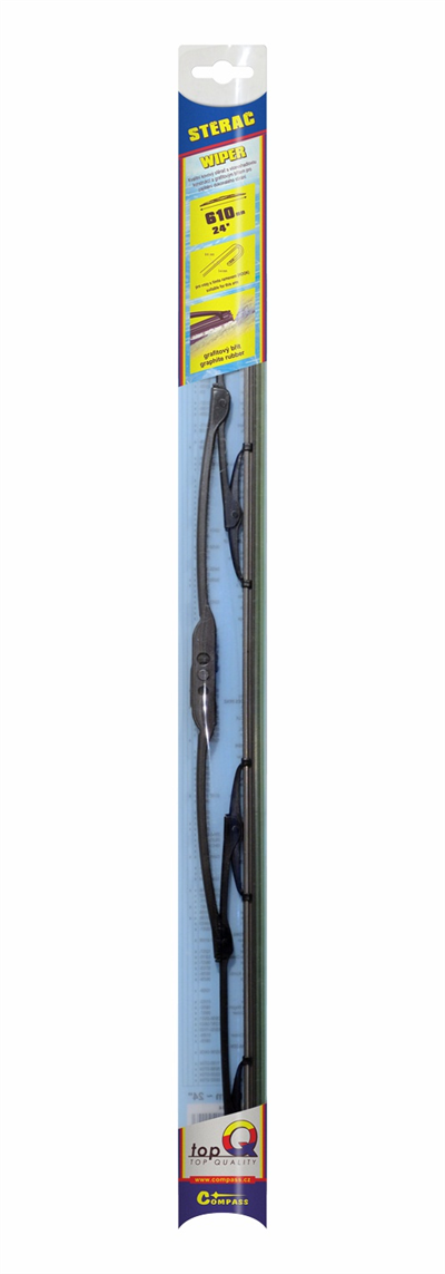 10014 Stěrač kovový TOPQ 610 mm GRAFIT