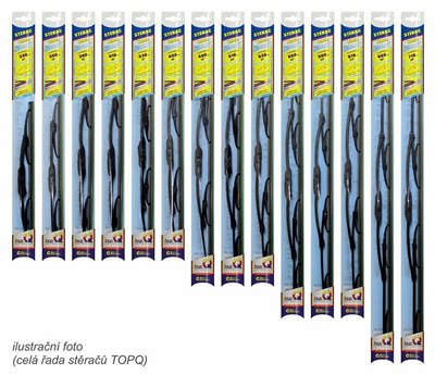 10014 Stěrač kovový TOPQ 610 mm GRAFIT