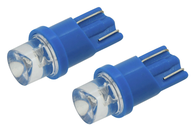33707 Žárovka 1LED 12V T10 modrá 2ks