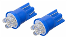 Compass 33712 33712 Žárovka 4LED 12V T10 modrá 2ks
