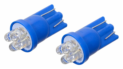 33712 Žárovka 4LED 12V T10 modrá 2ks