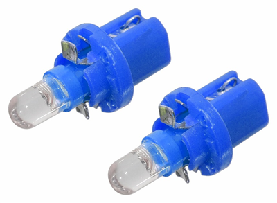33759 Žárovka 1LED 12V B8,5d modrá 2ks