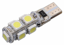 Compass 33795 33795 Žárovka 9 SMD LED 12V T10 s rezistorem CAN-BUS ready bílá