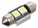Compass 33802 33802 Žárovka 2 SMD LED 12V suf. SV8.5 32mm s rezistorem CAN-BUS ready bílá