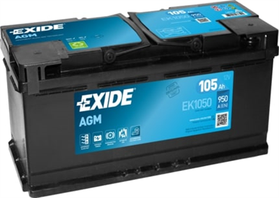EK1050 Autobaterie Exide AGM - 105Ah