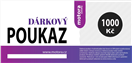 POUKAZ1000e Dárkový poukaz 1000 Kč - elektronicky