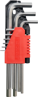 YATO YT-0500 Sada klíčů imbus 9 ks delší