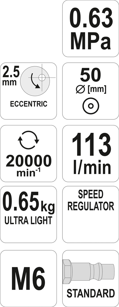 Pneumatická úhlová bruska