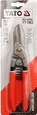 YATO YT-1963 Nůžky na plech 200 mm rovné