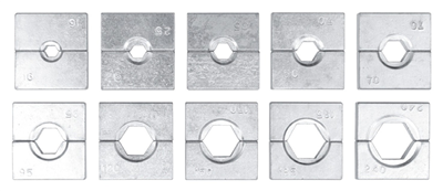 Kleště lisovací na koncovky kabelů AL 10-95mm2 , Cu 10-120mm2, 415mm