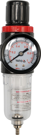 YATO YT-2382 Regulátor tlaku vzduchu 1/4, max. 0,93MPa, s filtrem (15ccm)