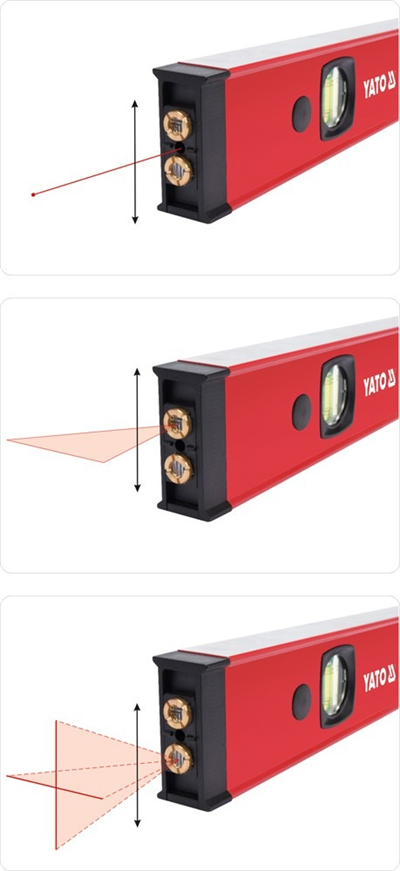 Vodováha digitální 610 mm s laserem